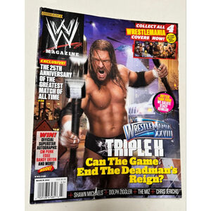 WWE Magazine March 2012 HHH Triple H